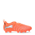Championes de Niños Puma Futbol 11 Future 9 Play Fg/Ag Jrs Anaranjado - Blanco