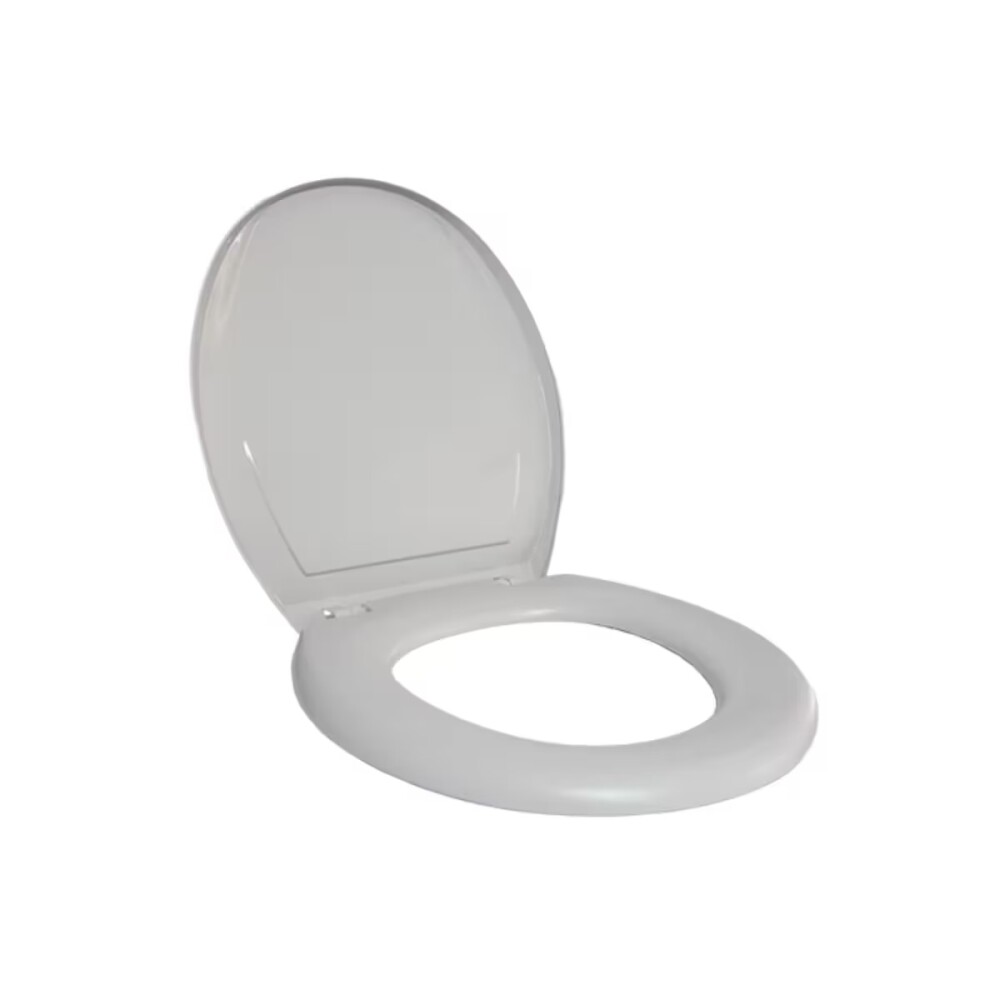 Tapa inodoro Oval plástica acolchada Gris Tapa Inodoro Oval Plástica Acolchada Gris
