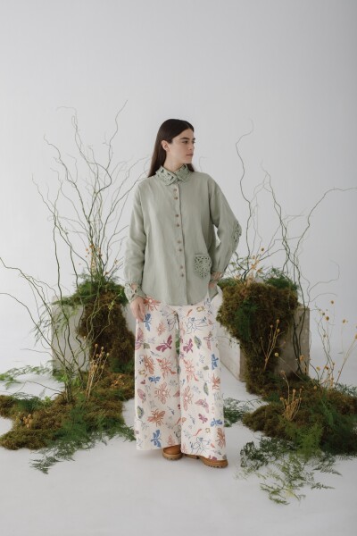JEAN WIDE XL INSECT Print