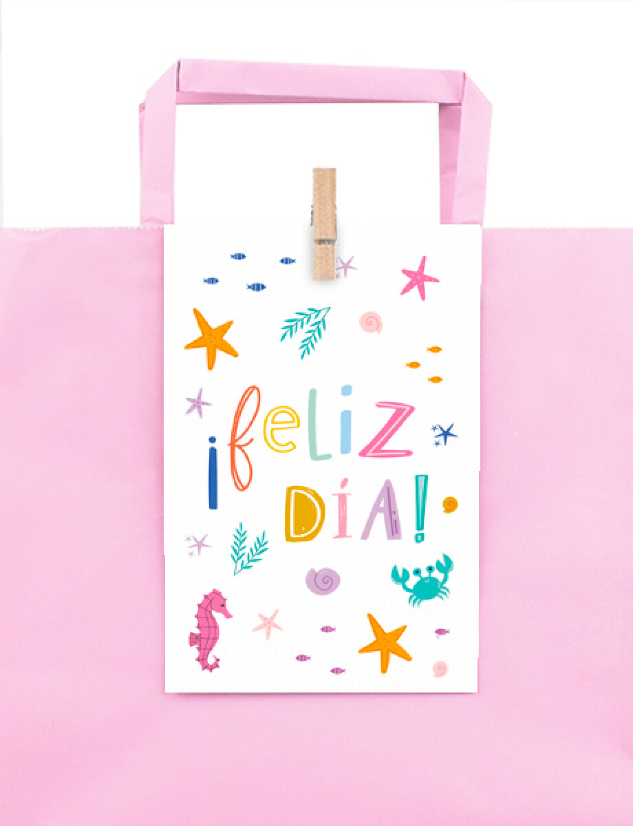 TARJETA PAPERPACK FELIZ DÍA 10X15 cm - DISEÑO 5 