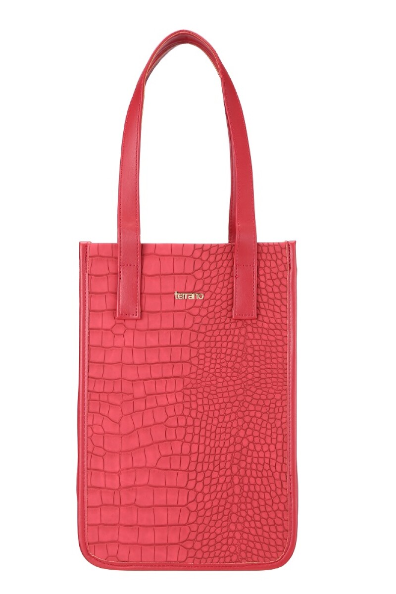 MATERAS BOLSITO TERRANO CROCO ROJO
