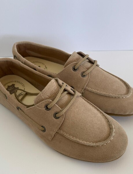 NAUTICO GAMUZA CRUDO