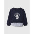 IE K2W SHIRT MIX CREW NAVY UNIFORM