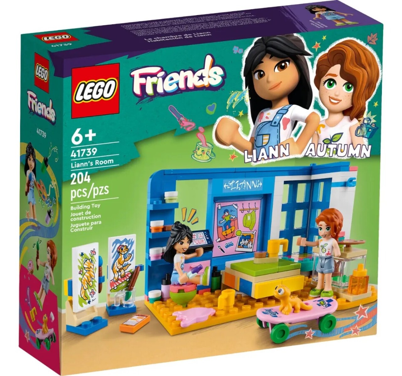 Lego Friends La Habitación De Liann + Autumn 204 pcs 