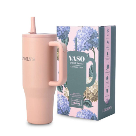 Vaso Termico Drinks Rosa Palido