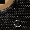 Cartera al hombro Ipanema en cuero curtido natural Negro