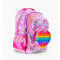 Mochila Footy Corazon con Luz Led Rosa - Fucsia