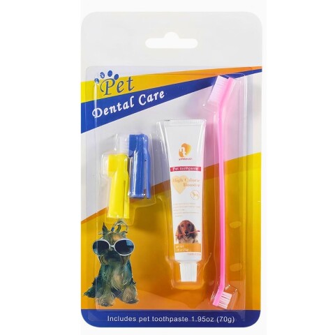 KIT DE LIMPIEZA DENTAL PARA PERROS KIT DE LIMPIEZA DENTAL PARA PERROS