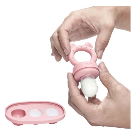 Set mordillo alimentación con moldes rosa