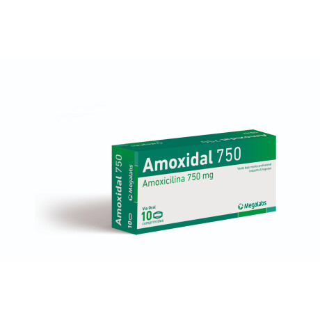 Amoxidal 750mg 10 Comprimidos Amoxidal 750mg 10 Comprimidos
