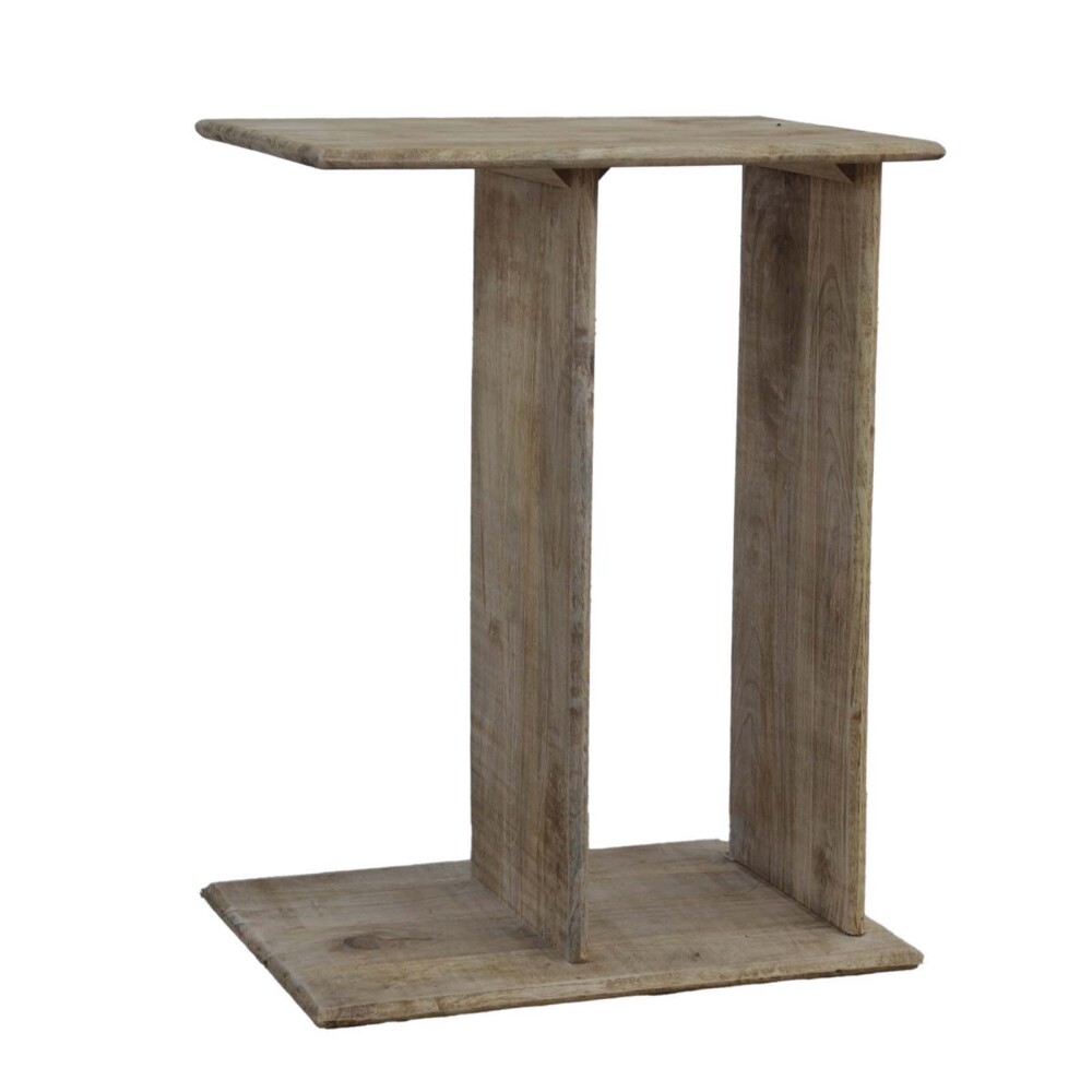 MESA LATERAL MADERA-DE-MANGO NATURAL-BEIGE RIO NATURAL