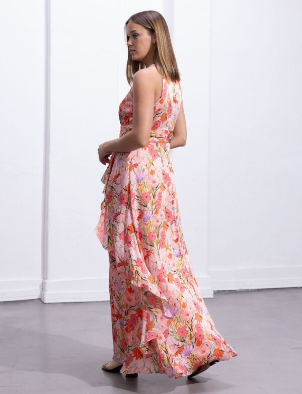 Vestido Maxi Printed CORAL/MULTI