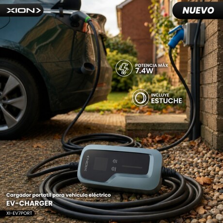 cargador de auto eléctrico portatil COLOR UNICO