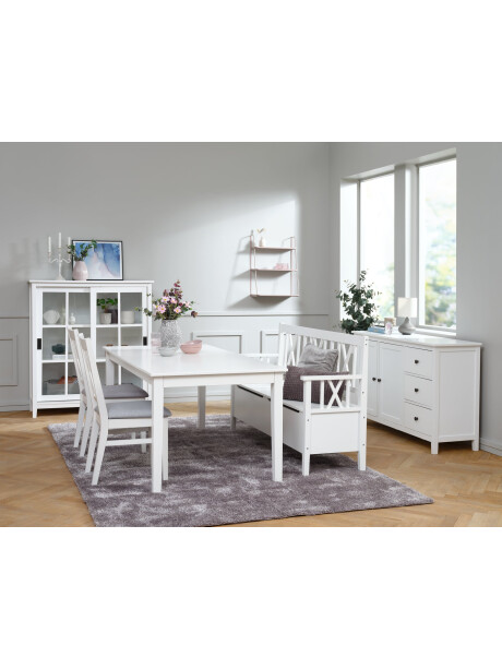 Vitrina NORDBY 2 puertas blanco Vitrina NORDBY 2 puertas blanco