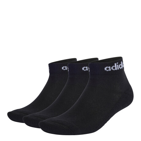 Medias Unisex Adidas x3 Lin Crew Negro