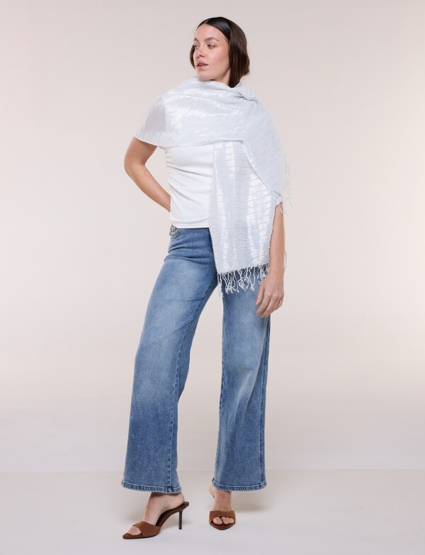 Pashmina Metalizada CRUDO