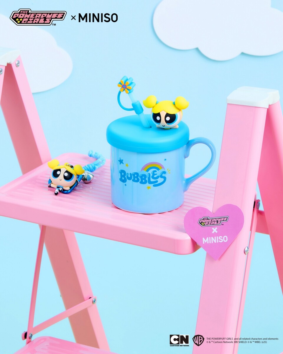 Taza chicas superpoderosas 450ml - Burbuja 
