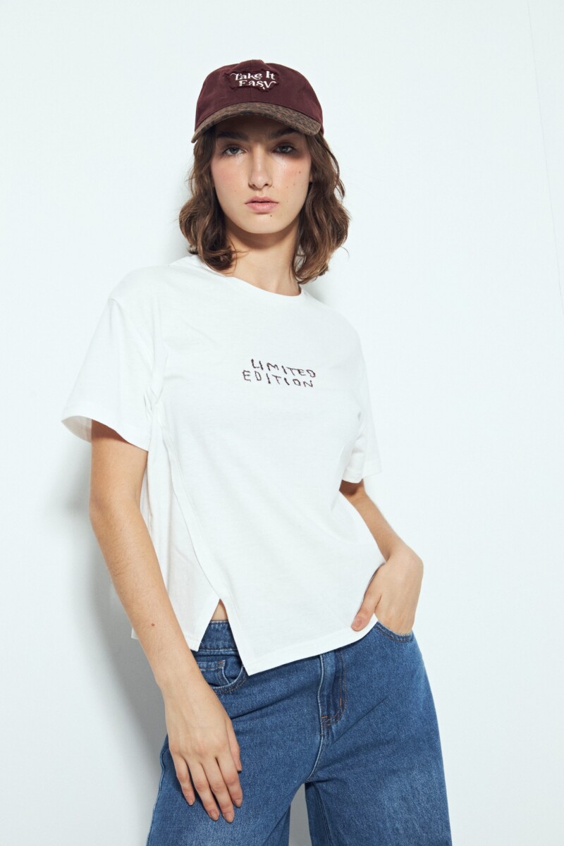 REMERA ABEDUL - Blanco 