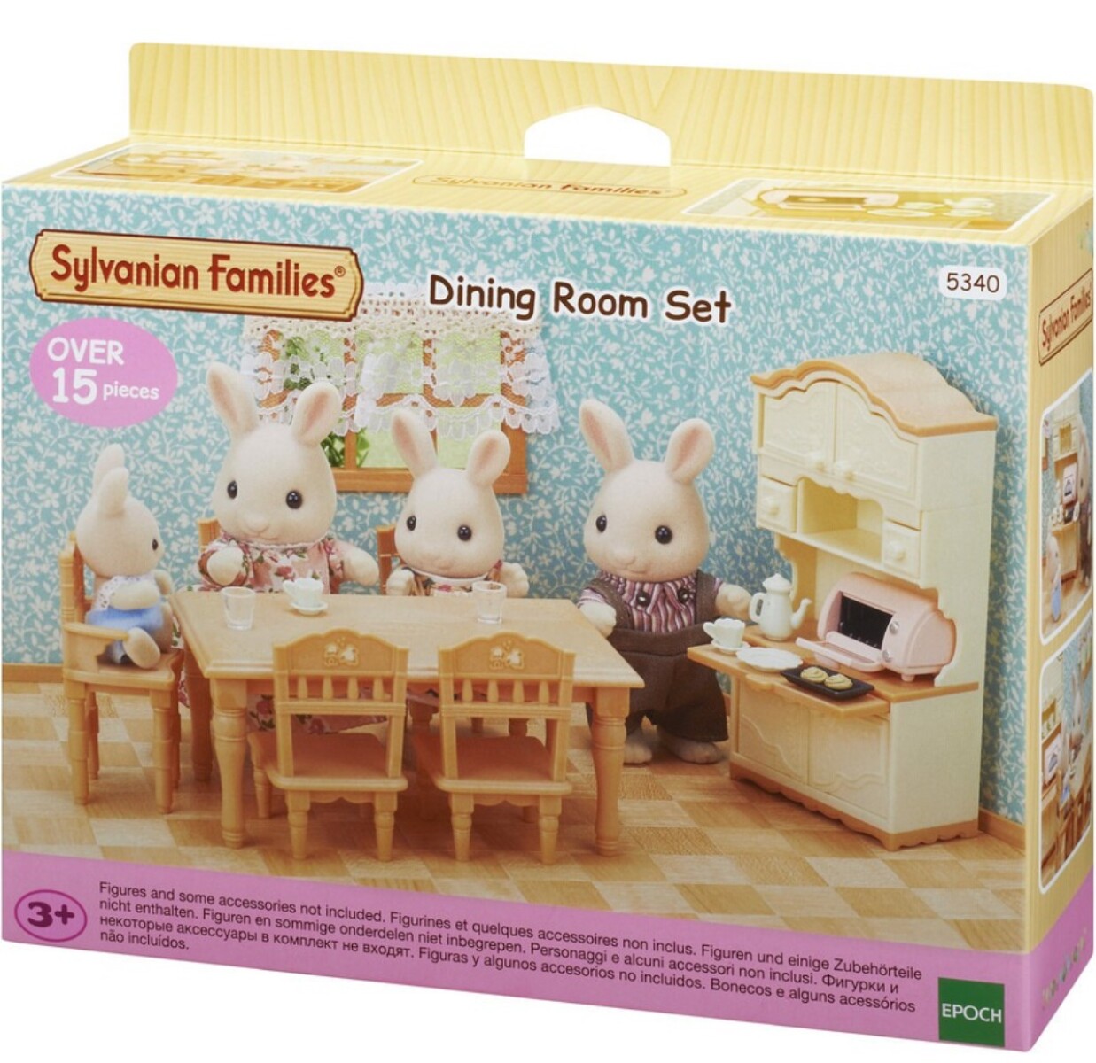 Sylvanian Families Set Mesa Silla Mueble Horno Juguete Niños 