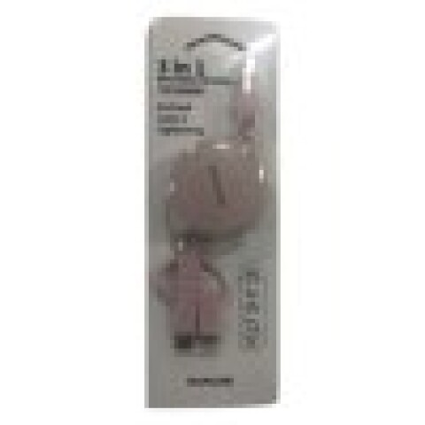 CABLE USB RETRÁCTIL 3 EN 1 (ROSA) CABLE USB RETRÁCTIL 3 EN 1 (ROSA)