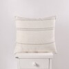 Almohadón Artesanal Tajy 50x50 cm - Pilar Crudo/Beige