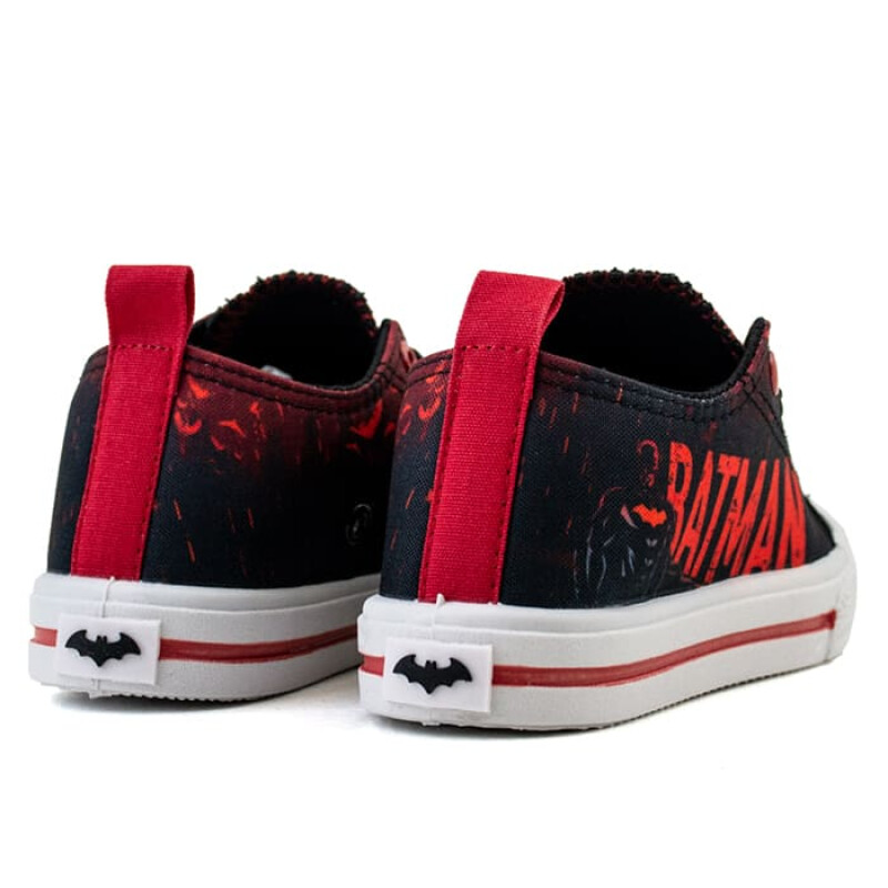 Championes DC Batman de Niños - BAICSS24001 Negro-rojo