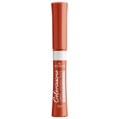 Labial Líquido Vogue Colorissimo Tono 5 Frutilla 5 Ml. Labial Líquido Vogue Colorissimo Tono 5 Frutilla 5 Ml.