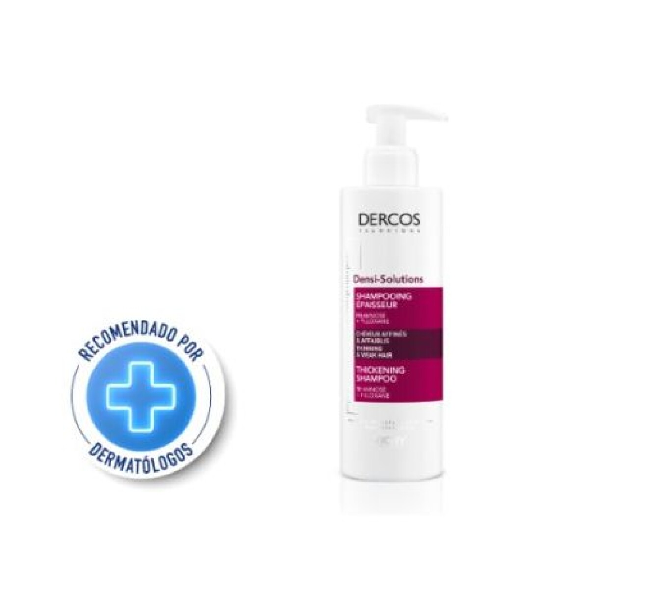 Vichy Shampoo Dercos Densi Solución 250 ml | Cabello Más Denso y Reforzado 