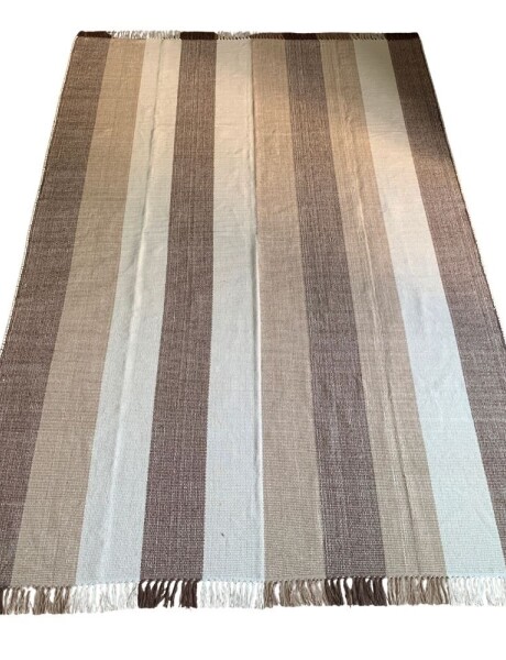 ALFOMBRA C/FLECOS 200X285CM LÍNEAS TONOS TIERRA ALFOMBRA C/FLECOS 200X285CM LÍNEAS TONOS TIERRA