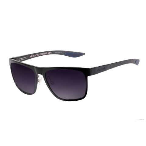 Lentes de sol Reebok Square Sport Polarizadas Negro