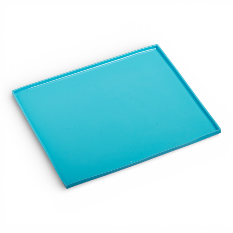 Molde Tapete Rectangular de Silicona para Horneado de Pionono Roll Cake 31×26cm Celeste