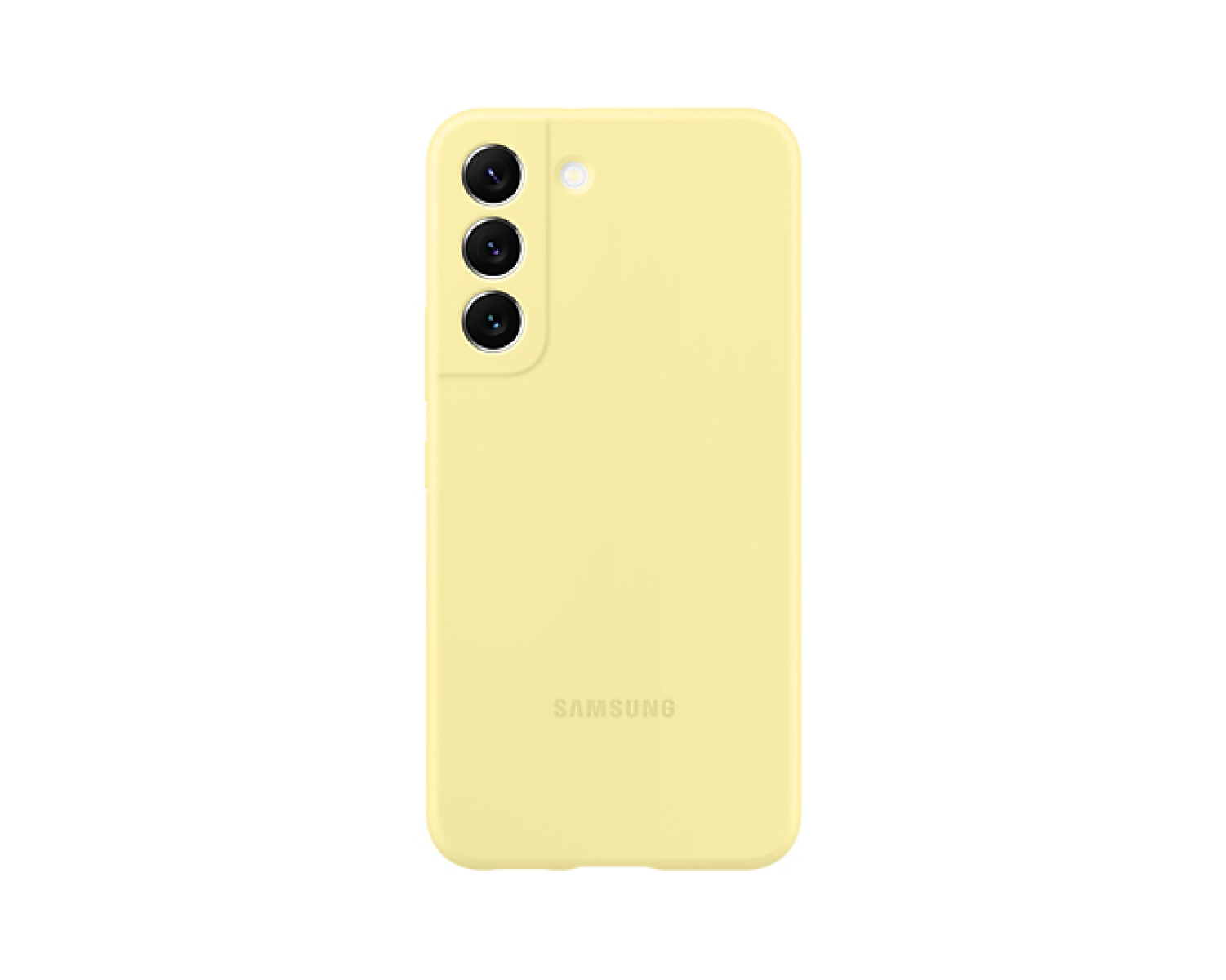 Silicone Cover Galaxy S22 - Butter Yellow 
