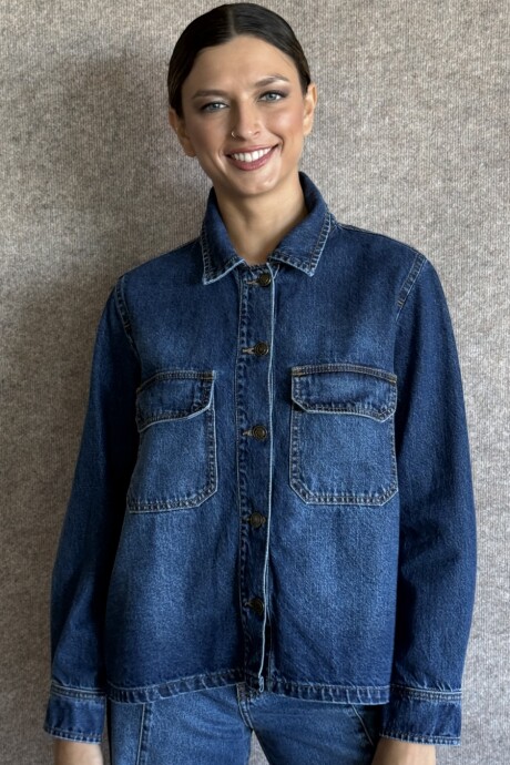 Sobrecamisa Ginebra Denim Azul