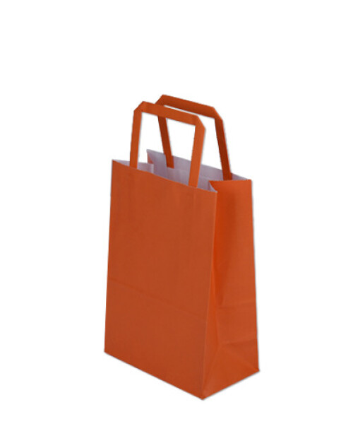 Bolsa lisa acuario 14x08x20 cm NARANJA