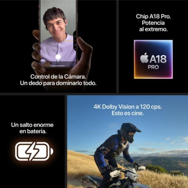 iPhone 16 Pro 256GB Titanio natural