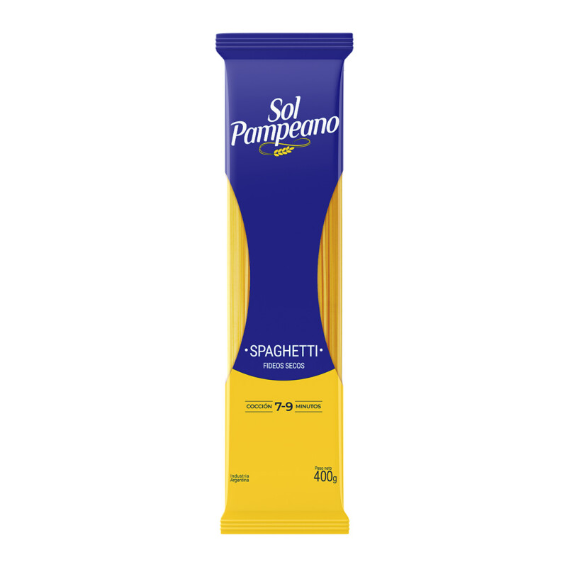 FIDEOS SOL PAMPEANO SPAGHETTI 400G Fideos Sol Pampeano Spaghetti 400g