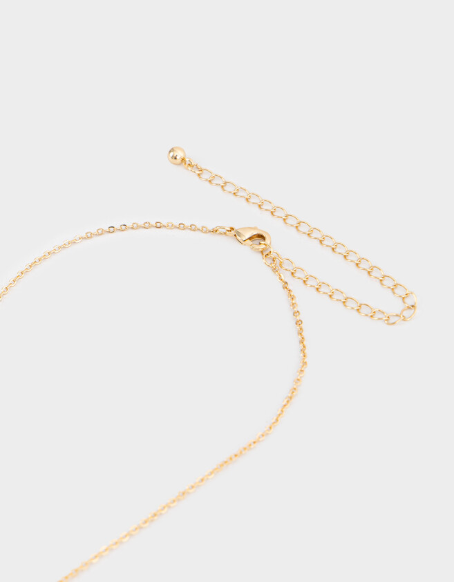 Cadena Corta con Dije Premium Gold Cortos - Dorado