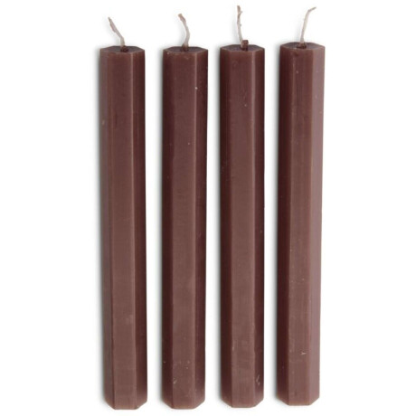 Vela candelabro HOLME H20cm uva 4u/pk peso: 0.297