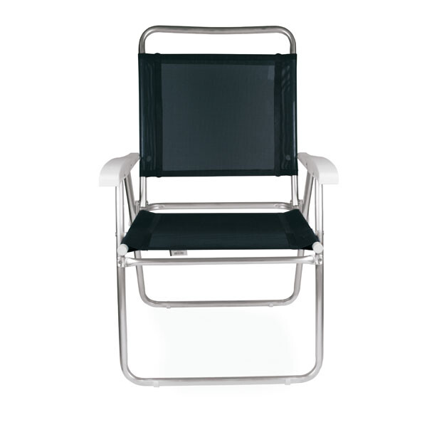 SILLA MASTER PLUS ALUMINIO NEGRA NEGRO