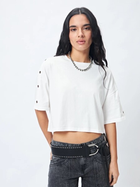 T-SHIRT P.CAKE LETSI BLANCO