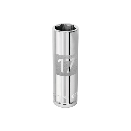 Dado largo milimetrico 1/2" 6 puntas 17/18mm Trup Dado largo milimetrico 1/2" 6 puntas 17/18mm Trup