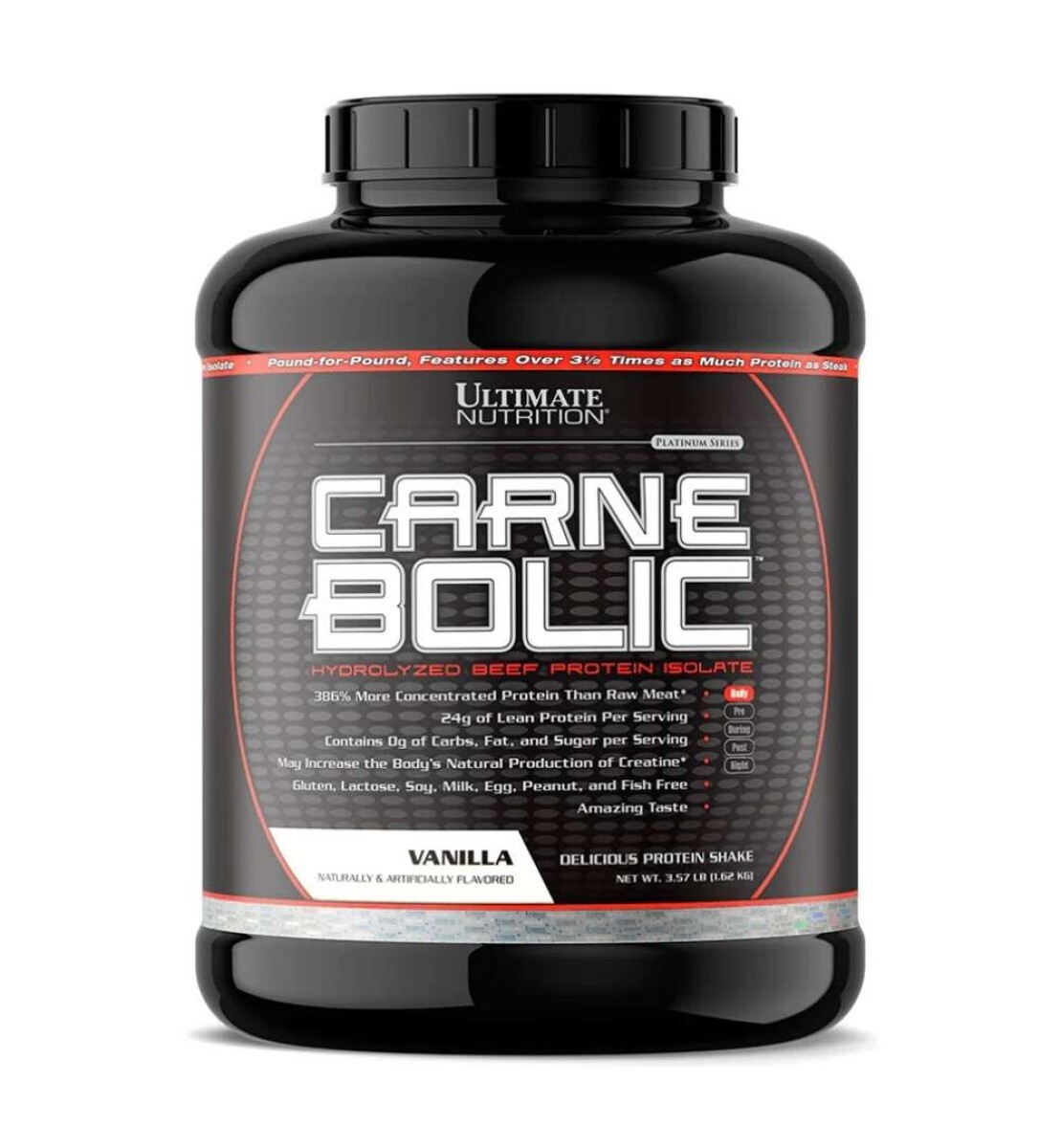 Carnebolic Proteína de Carne Hidrolizada Ultimate Nutrition - Vainilla 3.7 lb 