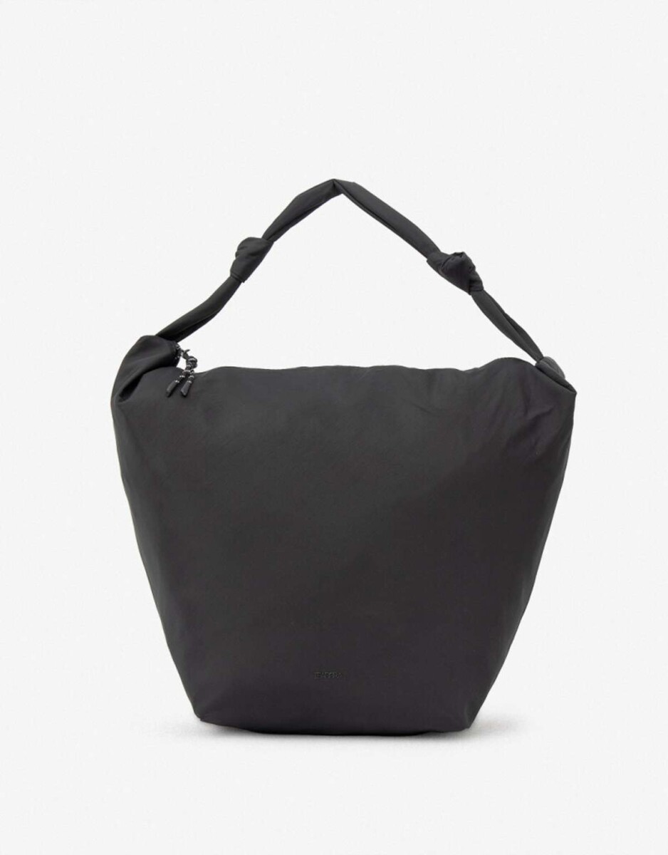 Cartera Saca En Material Reciclado - Negro 