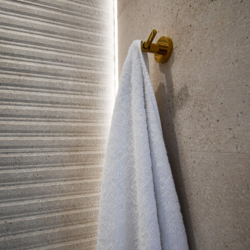 PERCHA ACCESORIO BAÑO METAL MODENA DORADO BRUSHED GOLD DORADO-BRUSHED GOLD