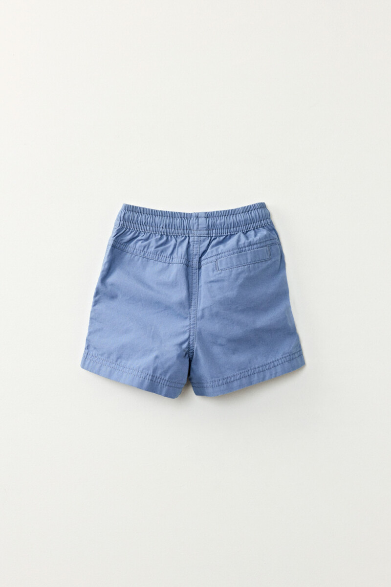Short de baño algodón Azul Piedra