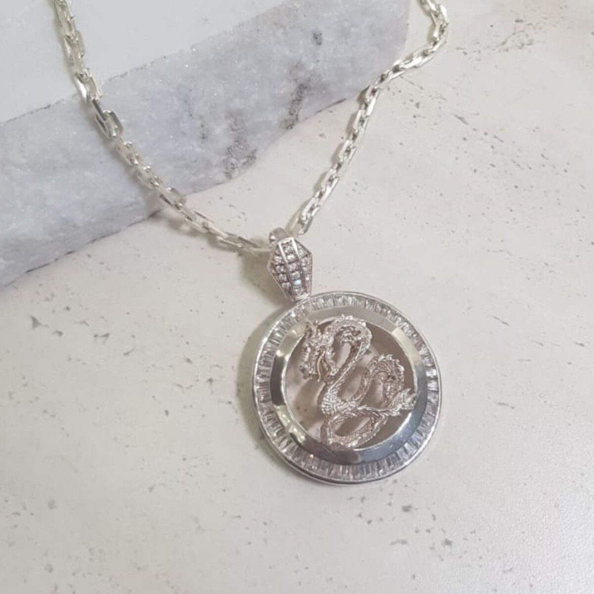 Medalla Dragon N°1 - Plata 925 