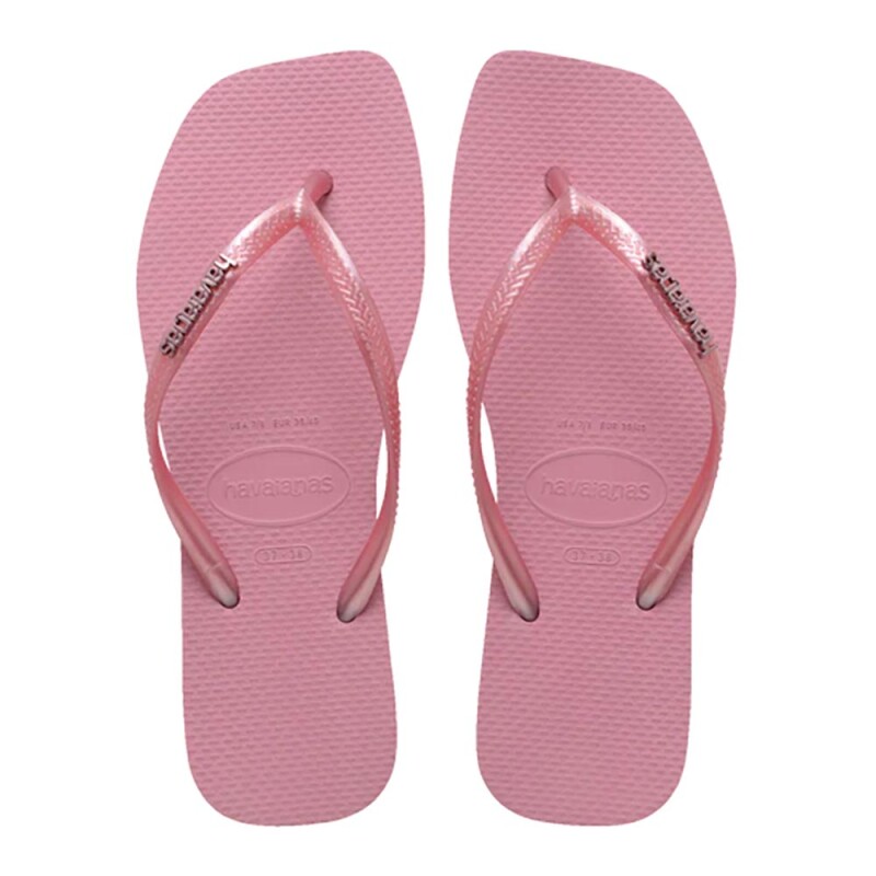 Sandalias Havaianas Sl Sq Logo Met FC Mujer Rose Chiffom