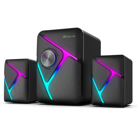 Parlante Home Theater Xtrike Me 2.1 Rgb Pc Musica Parlante Home Theater Xtrike Me 2.1 Rgb Pc Musica