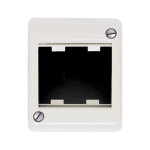 Caja exterior para 2 módulos blanco - Ave ELE01087