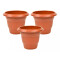 Maceta redonda 4 lts MARRON